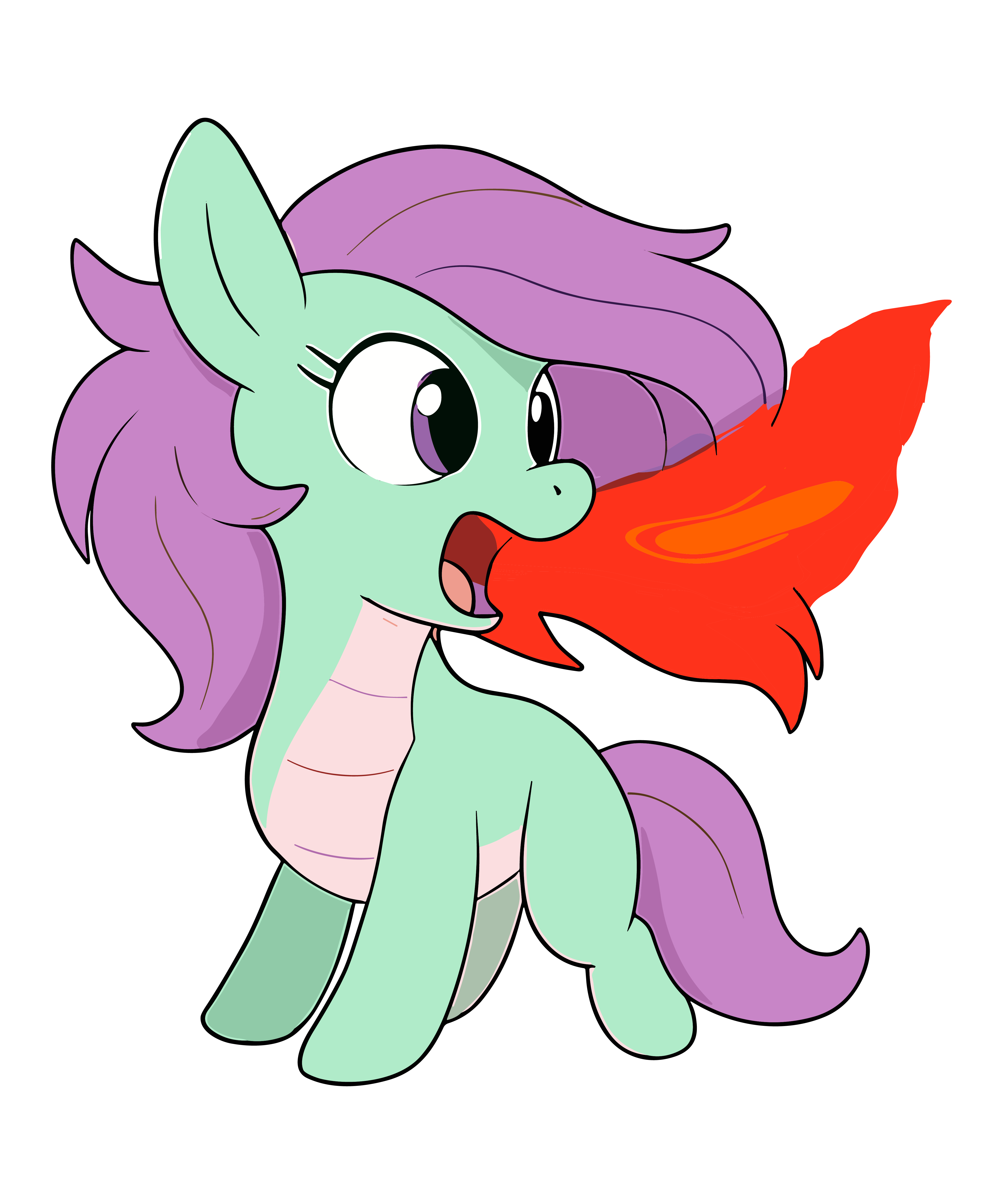 Baby Burp Flame